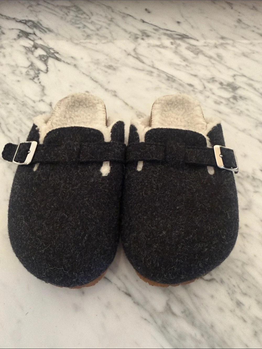 Gap Kids Cozy Sherpa Clogs - Black